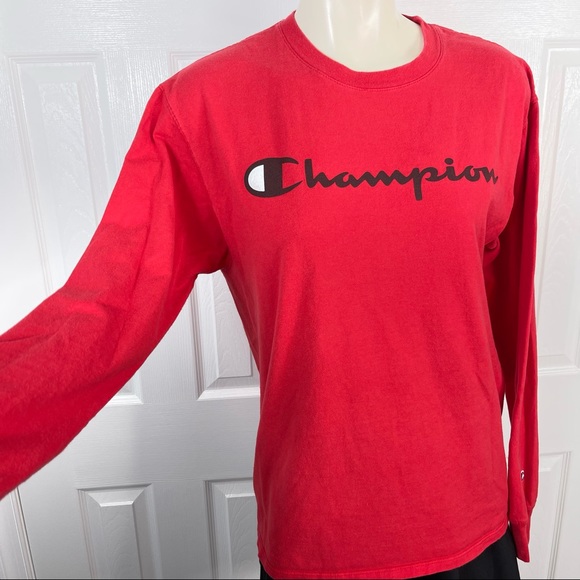 Champion Other - CHAMPION long sleeve pullover Red athletic wear M casual sporting wear mens